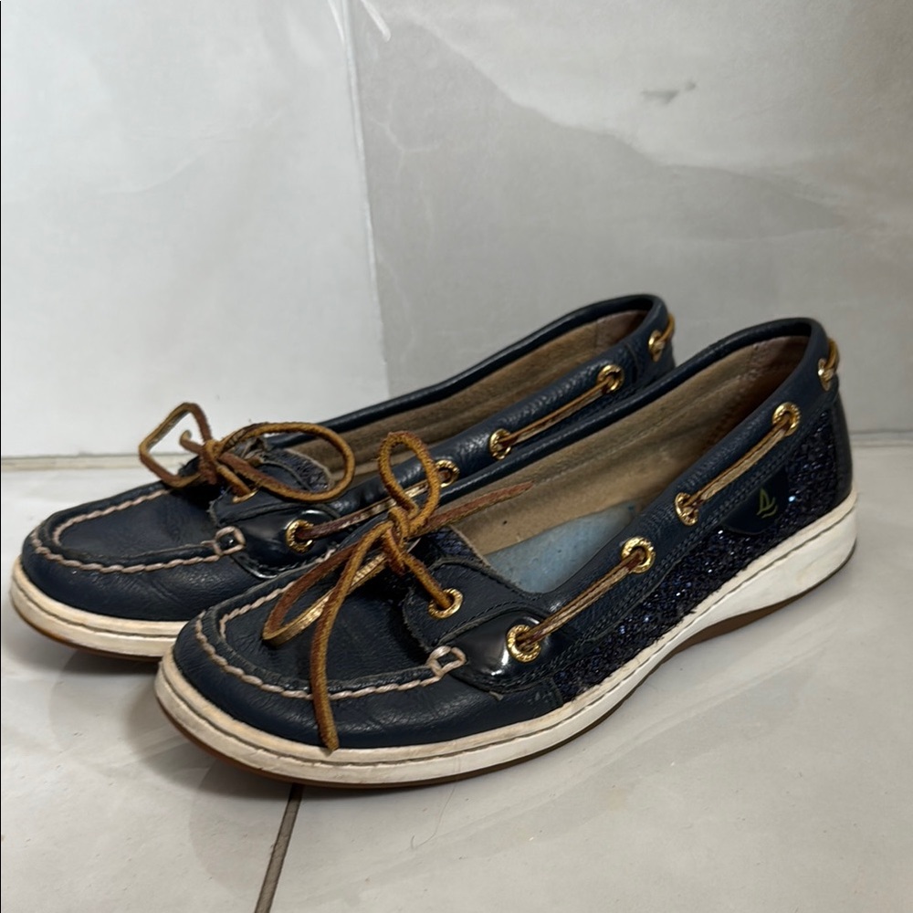 Sherry Women's Top Sider Navy Boat Shoes